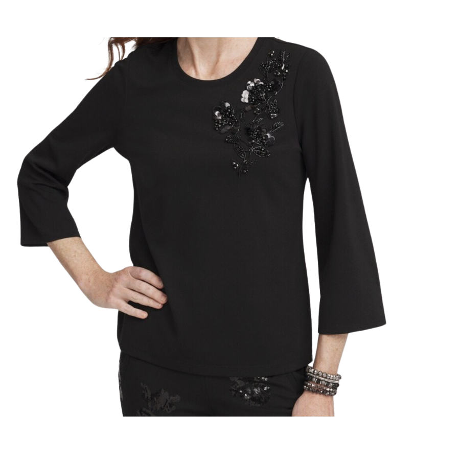 Embellished Ponte Top